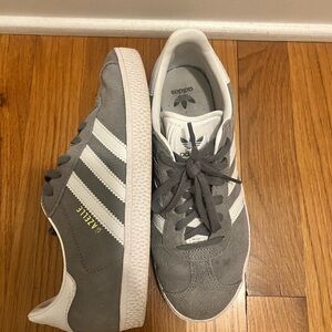 Adidas White and Gray Ortholite Sneakers